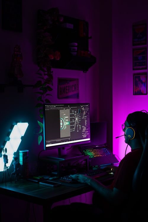 Premium gaming laptop on a desk